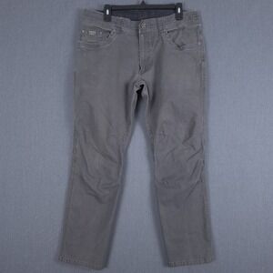 Kuhl Kanvus‎ Jeans Mens 36x30 (Fits 34x28.5) Gravel Gray Outdoor Pants 5114